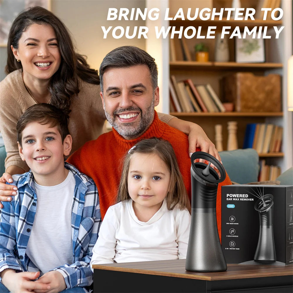 EarClean - Enhet for Fjerning av Ørevoks med Tank og Temperatursensor