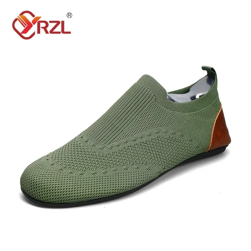 Herresommer mokasiner pustende i mesh - komfortable casual slip-on sko