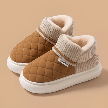 Vinter tøfler Ugg i plysj med tykk såle sklisikker