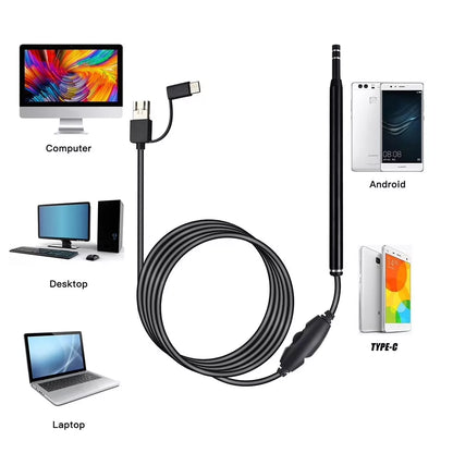 Profesjonelt øre-endoskop