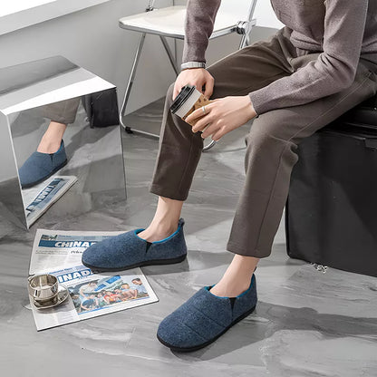 Tøfler til hjemmet i varm bomull