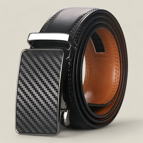 Cintura Uomo Elegante con Fibbia Automatica Ð Design Minimalista per Stile Versatile 0