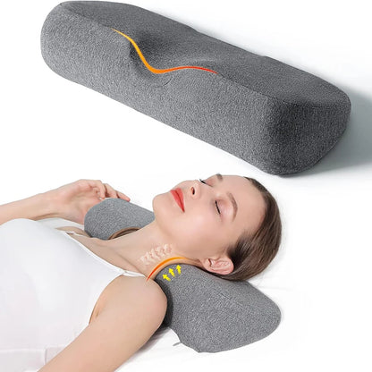 Ergonomisk nakkestøttepute i memory foam ortopedisk for sideleie