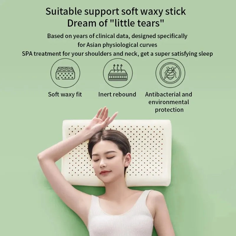 Ortopedisk Nakkepute i Naturlig Latex med Memory Foam - Komfort og Ideell Støtte