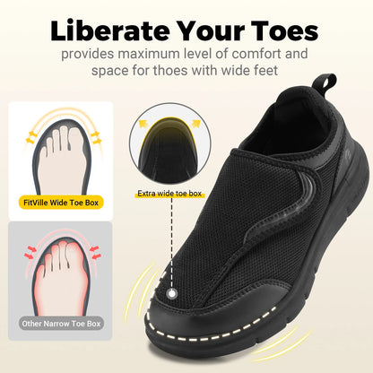 Ortopediske sko for menn ekstra brede med komfortable ortopediske innleggssåler