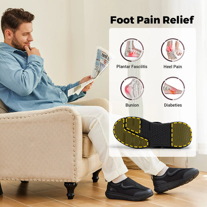 Ortopediske sko for menn ekstra brede med komfortable ortopediske innleggssåler