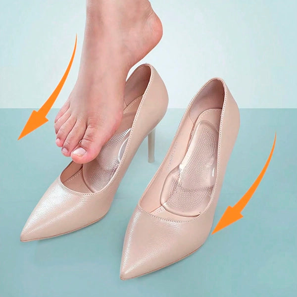 Såle med støtte for fotbuen i gelé