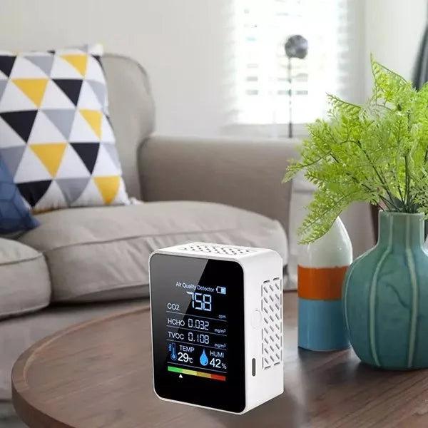 Luftkvalitetsdetektor med karbondioksidovervåking