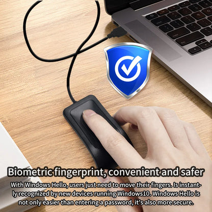 USB-fingeravtrykksleser for Windows 10 og 11 – Sikker biometrisk tilgang og Plug and Play