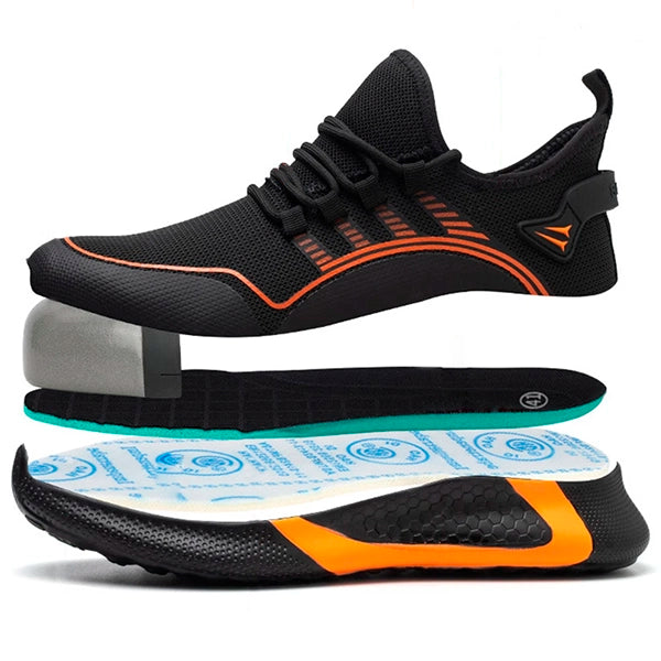 Lettere og pustende arbeidssko