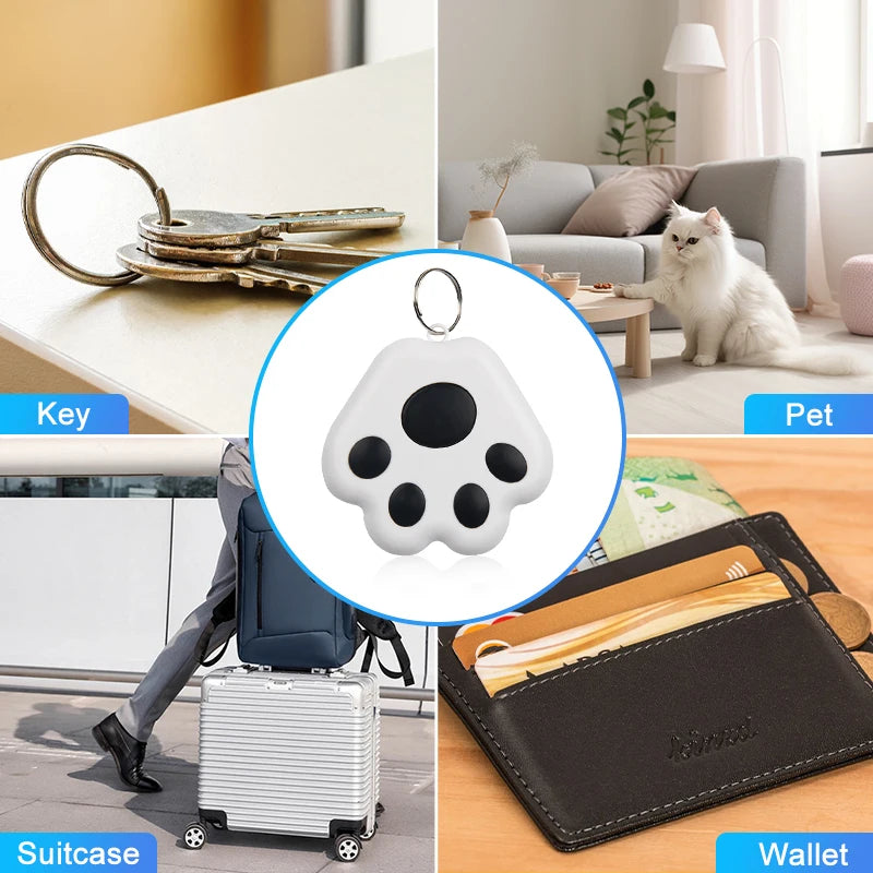 Mini GPS Tracker Bluetooth per Animali e Oggetti - Localizzatore GPS Compatto e Leggero