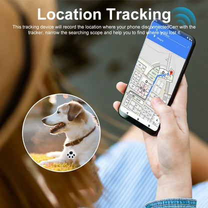 Mini GPS Tracker Bluetooth per Animali e Oggetti - Localizzatore GPS Compatto e Leggero