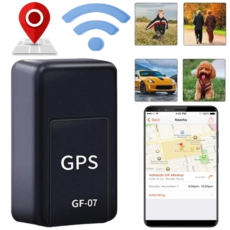 Mini GPS Tracker Magnetico - Localizzatore GPS per Auto con App