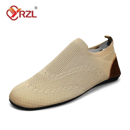 Herresommer mokasiner pustende i mesh - komfortable casual slip-on sko