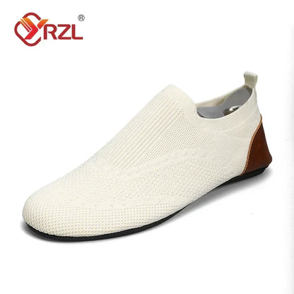 Herresommer mokasiner pustende i mesh - komfortable casual slip-on sko