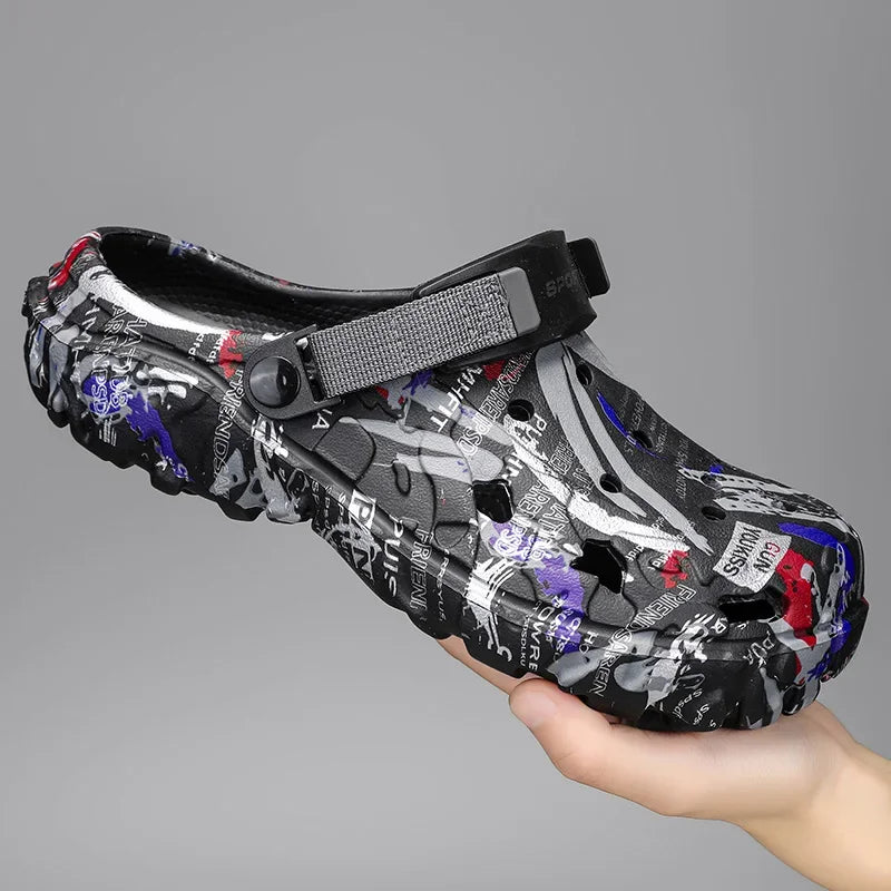 Komfortable sommerlige herresandaler store størrelser 47, lett og pustende design