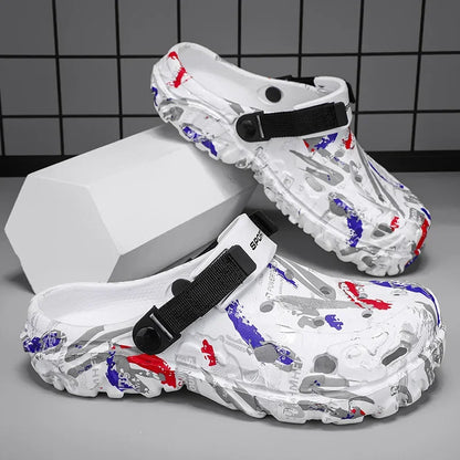 Komfortable sommerlige herresandaler store størrelser 47, lett og pustende design