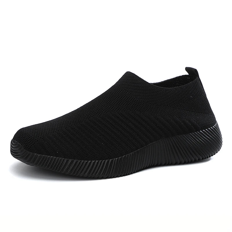 Slip-on damesko rosa - lette og komfortable joggesko for spaserturer