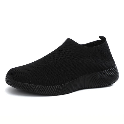 Slip-on damesko rosa - lette og komfortable joggesko for spaserturer