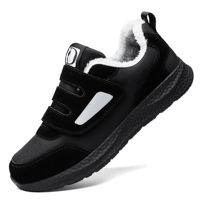 Ortopediske damesko med bred tupp og støtte for hallux valgus