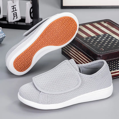 Lettere Ortopediske Sko for Diabetikere med Justerbar Lukking og Høyt Bue Støtte