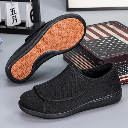 Lettere Ortopediske Sko for Diabetikere med Justerbar Lukking og Høyt Bue Støtte