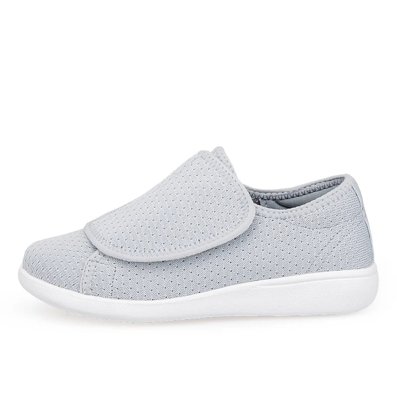 Lettere Ortopediske Sko for Diabetikere med Justerbar Lukking og Høyt Bue Støtte