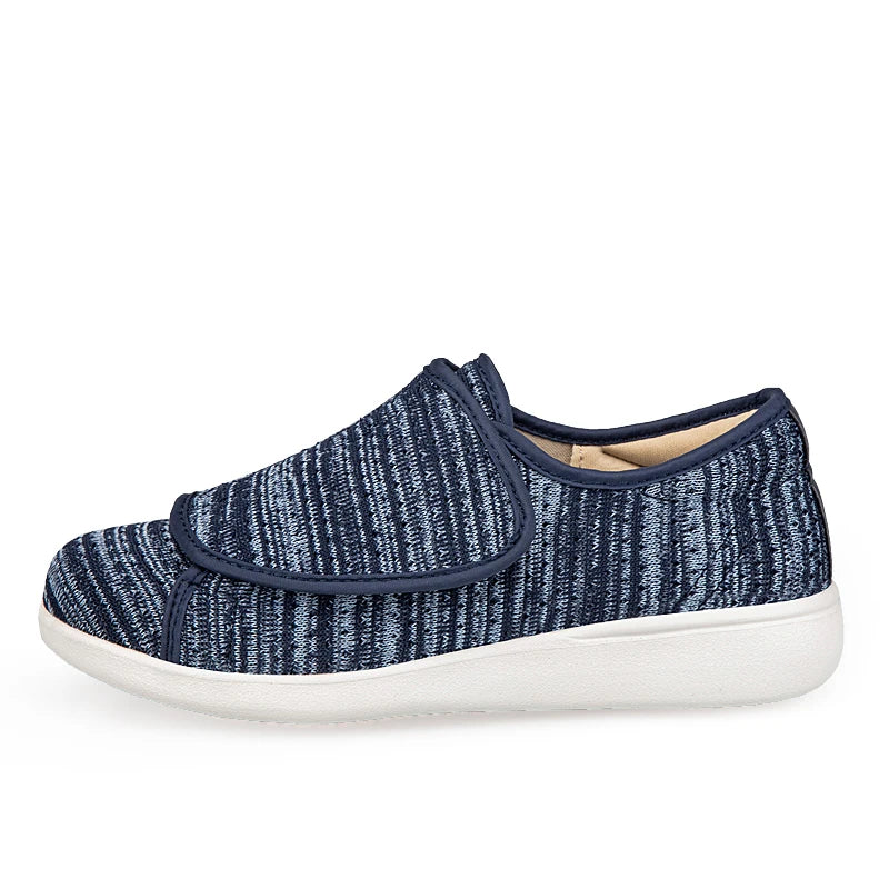 Lettere Ortopediske Sko for Diabetikere med Justerbar Lukking og Høyt Bue Støtte