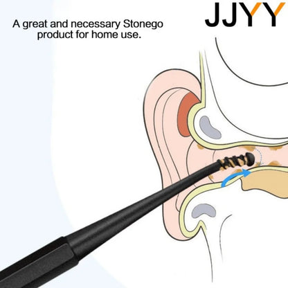 Sett med verktøy for øre rengjøring i myk silikon - 3 deler sklisikre og enkle å rengjøre