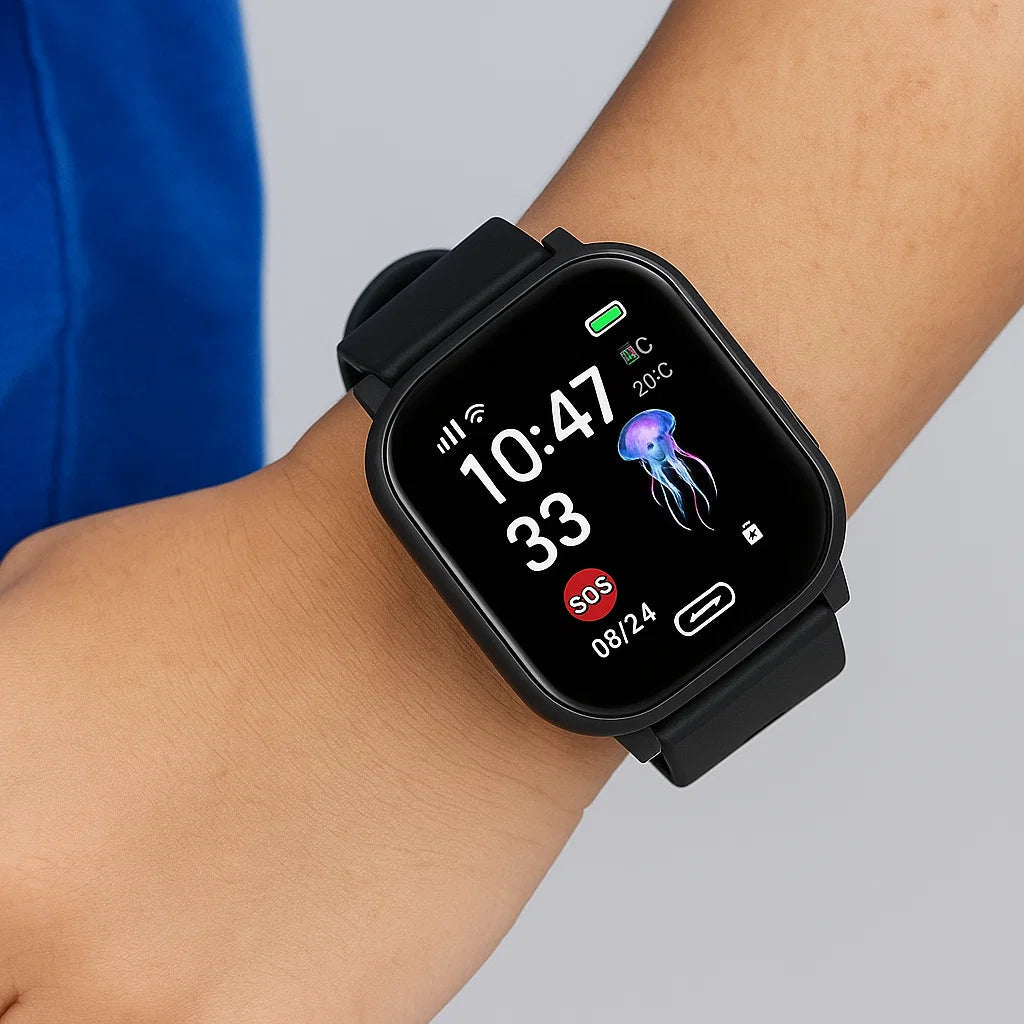 Smartwatch GPS per Bambini con Monitoraggio in Tempo Reale Ð Design Impermeabile per Sicurezza e Divertimento 4