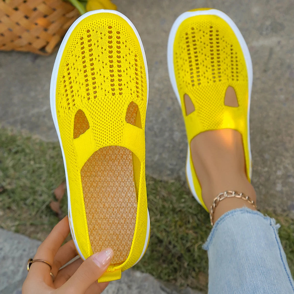 Sneaker Donna Casual Leggere e Comode per Tutte le Stagioni - Scarpe Estive Piatte e Traspiranti 13