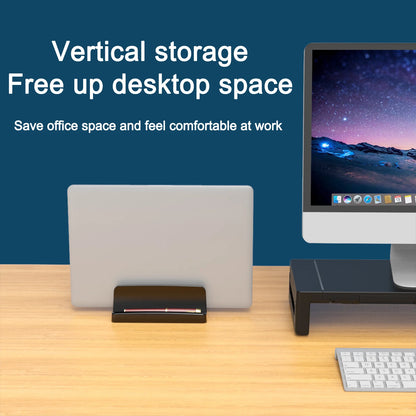 Supporto Laptop Verticale Universale con 3 Slot per MacBook e Tablet