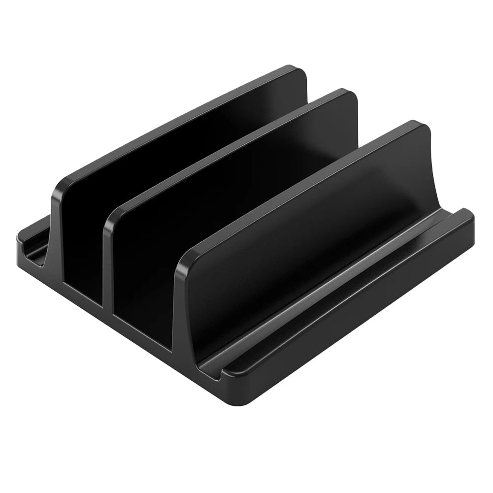 Supporto Laptop Verticale Universale con 3 Slot per MacBook e Tablet