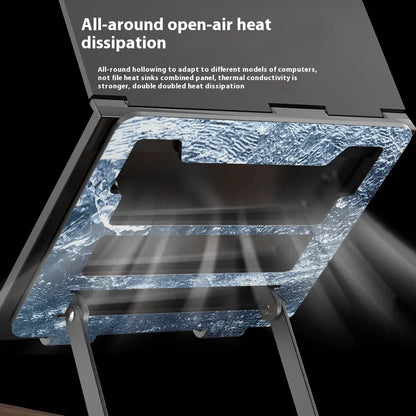 Supporto Pieghevole per Laptop - Supporto Regolabile e Portatile per PC Portatili