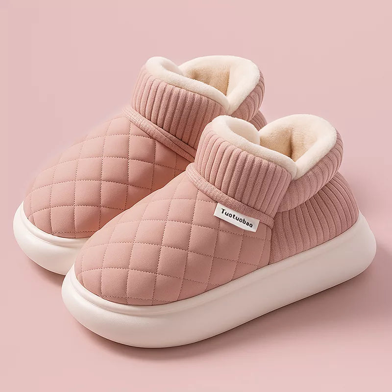 Vinter tøfler Ugg i plysj med tykk såle sklisikker