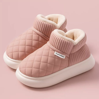 Vinter tøfler Ugg i plysj med tykk såle sklisikker