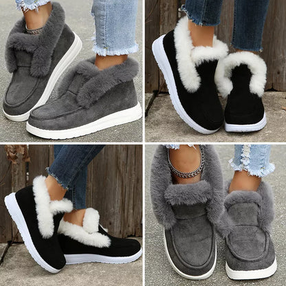 Semskede damesko med fôr for vinteren