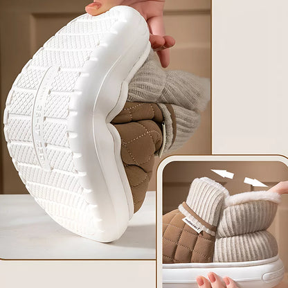 Vinter tøfler Ugg i plysj med tykk såle sklisikker