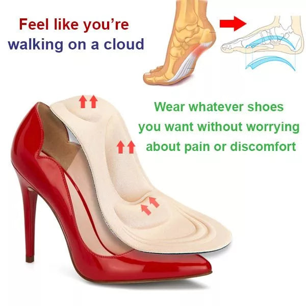 Ortopediske innleggssåler i Memory Foam 4D